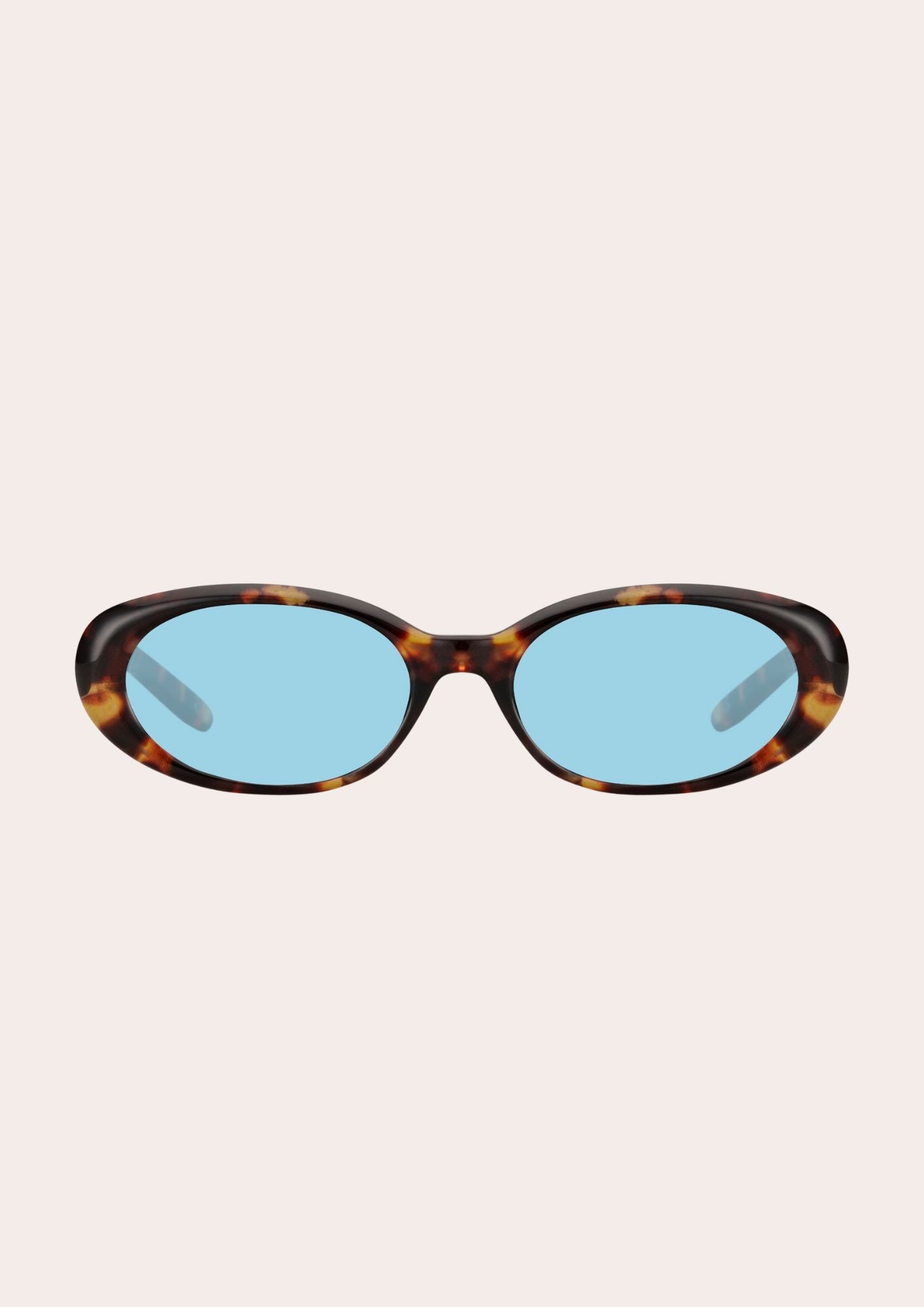 OVAL TORTOISE- BLUE